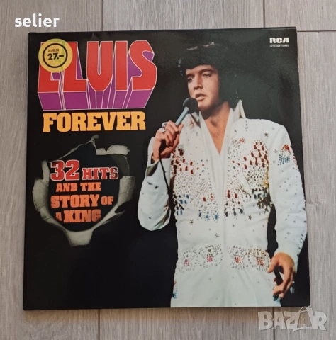Elvis  – Elvis Forever (32 Hits And The Story Of A King) Двойна плоча-GATEFOLD Издание 🇩🇪 GERMANY 