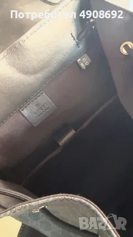 Раница Gucci - оригинална, снимка 4 - Раници - 55643082