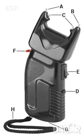 Електрошок ESP SCORPY 200, снимка 3 - Екипировка - 55587554