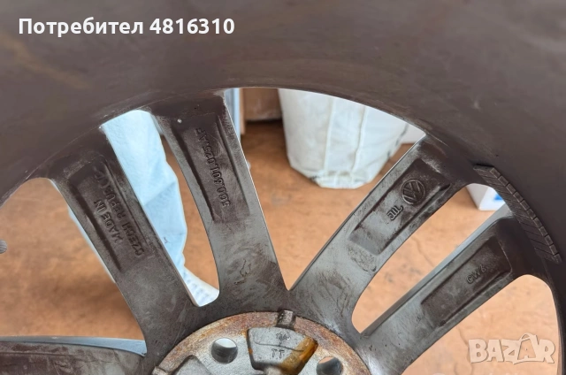 225 40 18 VW оригинални R-line, снимка 4 - Гуми и джанти - 54645371