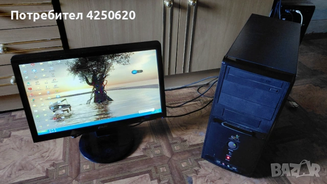 Настолен компютър интел ддр2 и 3 гб рам 