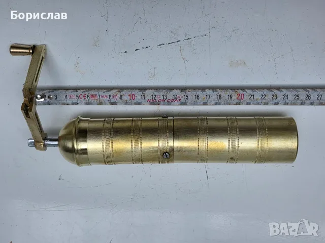 Бронзова мелничка, снимка 2 - Антикварни и старинни предмети - 55326858