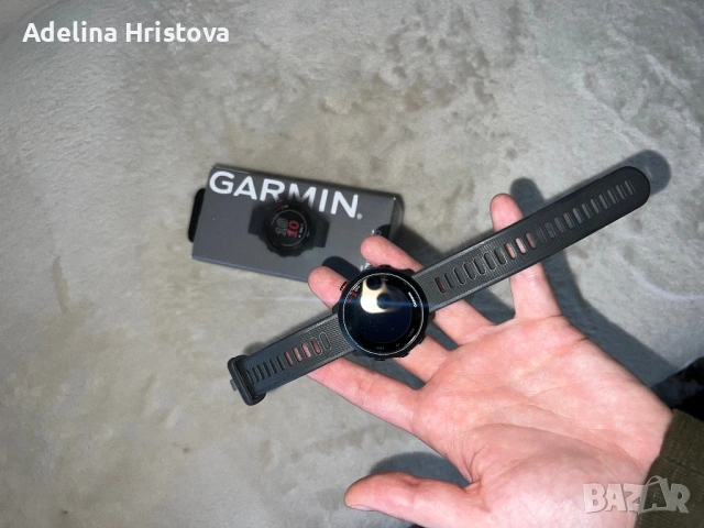 Garmin Forerunner 55 GPS спортен часовник – отлично състояние, с кутия и зарядно, снимка 3 - Друга електроника - 54768285
