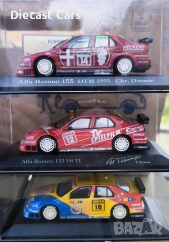 Alfa Romeo 155 V6 DTM , Ford Escort RS Cosworth 1:43 - Vitesse, Minichamps, снимка 3 - Колекции - 54540696