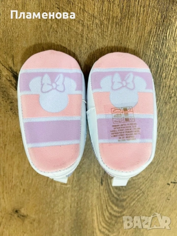 Бебешки буйки Мини Маус/Примарк - 0-3 месеца, снимка 2 - Бебешки обувки - 54180698