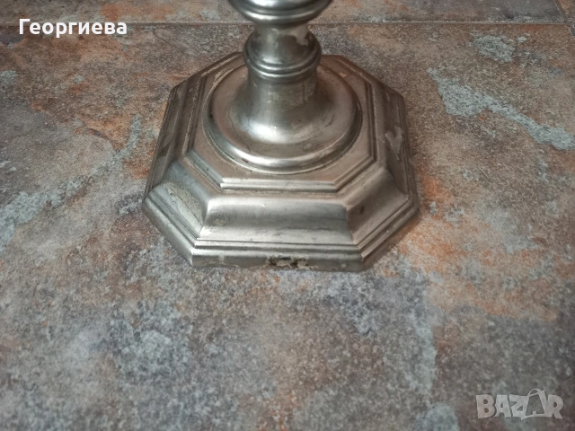 Свещеник от метална сплав , снимка 13 - Декорация за дома - 54824306