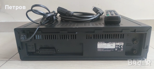 Видео SONY VHS , снимка 3 - Плейъри, домашно кино, прожектори - 53949640