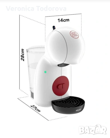Кафе машина с капсули Nescafé Dolce Gusto Krups , снимка 3 - Кафемашини - 54687787