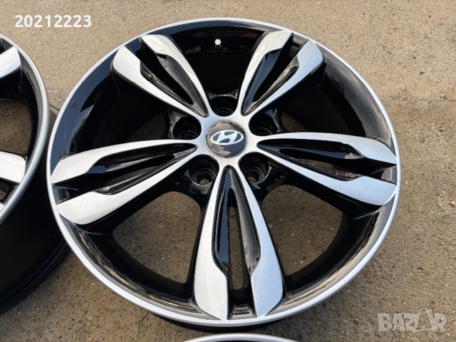 4 броя алуминиеви джанти за Hyundai IX35,IX20,Tucson,Kona,Ioniq,Elantra,Lafesta 17, снимка 13 - Гуми и джанти - 54654439