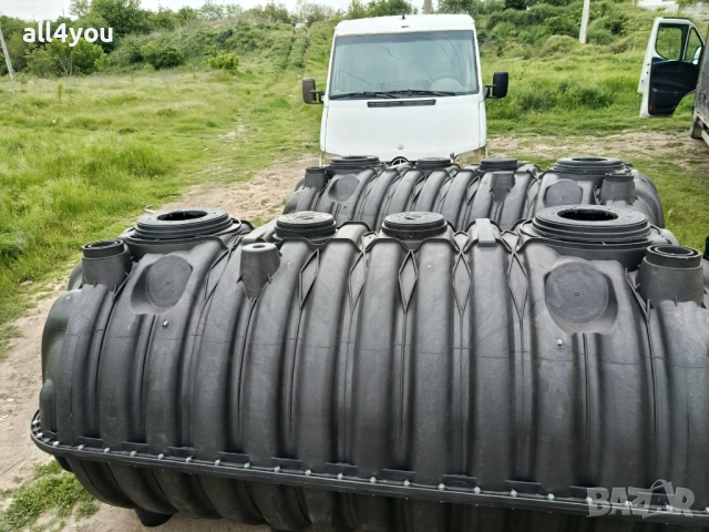 Трикамерен септичен резервоар 2500л. 