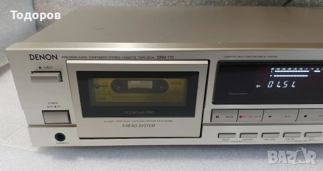 Denon DRM-710 триглав касетъчен дек , снимка 3 - Декове - 54538066