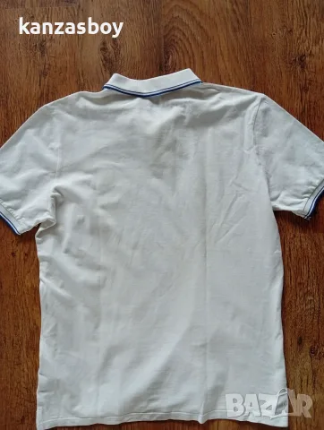 Stone Island Contrasting trimmed pique polo - мъжка тениска р-р XXL, снимка 6 - Тениски - 55678093