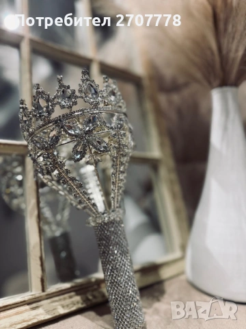 Сватбен аксесоар за букет Radapola, снимка 2 - Сватбени аксесоари - 53999780