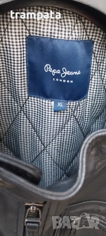 НАЙ ДОБРАТА ОФЕРТА Кожено яке Pepe Jeans London XL, снимка 2 - Якета - 54996476