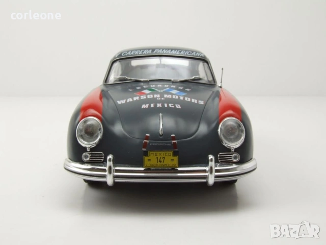 Porsche 356A n.147 Panamericana 1954 - мащаб 1:18 на Solido моделът е нов в кутия, снимка 7 - Колекции - 55264922