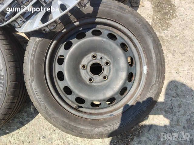16 джанти 5х112 VW Golf 5 6 7 - 6,5J et50 Оригинал 205/55/16 Dunlop, снимка 2 - Гуми и джанти - 54783708
