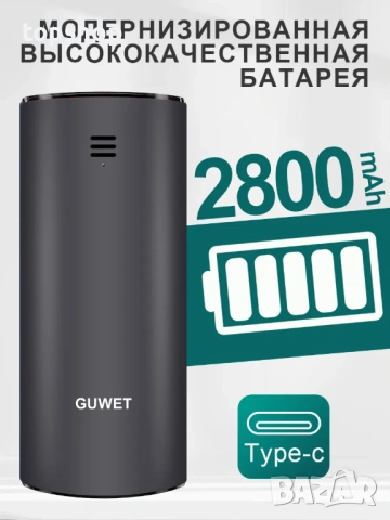 Нов запечатан оригинален мобилен телефон за възрастни с копчета GUWET V08 – 2 SIM, Type-C, OLED, снимка 3 - Телефони с две сим карти - 54718161