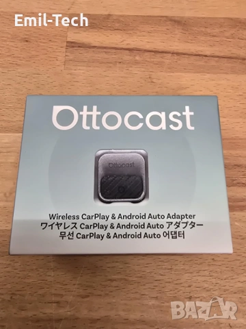 OTTOCAST Mini Core 2-в-1 безжичен CarPlay и Android Auto адаптер, снимка 10 - Аксесоари и консумативи - 54948564