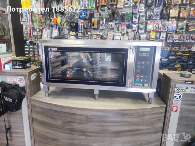 Конвектомат фурна Leventi Bakermat 220V 2016г, заедно с основа и маса., снимка 15 - Обзавеждане за заведение - 52019949