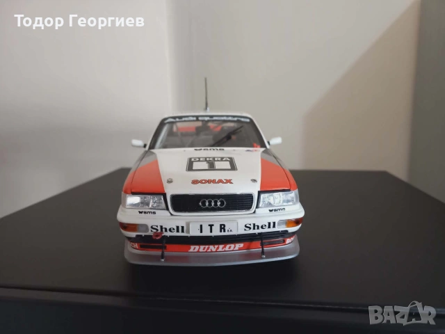 Audi V8 Quattro DTM 1991 Hans-Joachim Stuck Minichamps 1:18, снимка 3 - Колекции - 54977758