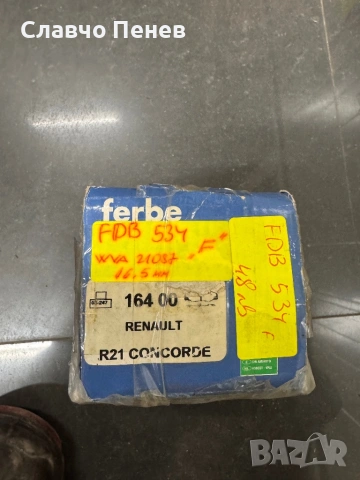 Накладки предни за  RENAULT 21 , снимка 2 - Части - 54290402