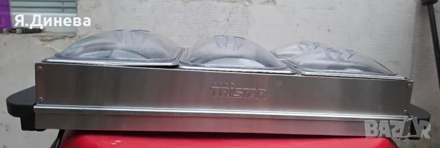 Уред за затопляне на храна Tristar 300w, снимка 3 - Уреди за готвене на пара - 55304069