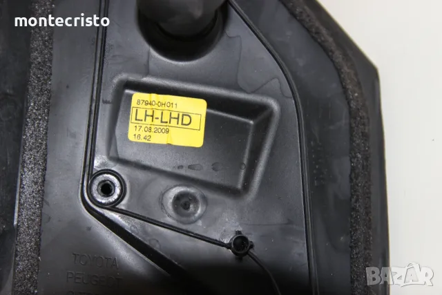 Механично ляво огледало Peugeot 107 (2005-2014г.) 8149YC / 87940-0H011 / 879400H011, снимка 6 - Части - 55358908