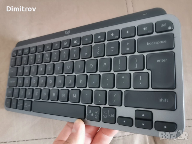 Клавиатура Logitech Mx Keys Mini, снимка 2 - Клавиатури и мишки - 54497765