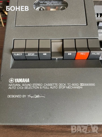 YAMAHA TC-800 D Stereo Cassette Deck Design Mario Bellini, снимка 3 - Декове - 53761184