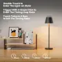 LED настолна лампа на батерия, USB-C зареждане и дистанционно, снимка 6