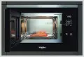 Whirlpool WMF250G микровълнова за вграждане фурна , цифров дисплей 25L 900W Грил Черно стъкло Нова, снимка 9