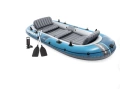 Надуваема 5 места лодка с извънбордов електрически мотор , снимка 7