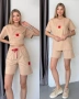 Hugo Boss Дамски Летен Комплект👚🩳Дамски Къс Екип Хуго Бос - Различни Цветове Код A1470, снимка 2