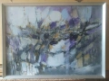 Продавам голяма абстрактна картина ., снимка 1