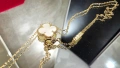 Van Cleef & Arpels VCA Gold Mother of Pearl Vintage Alhambra Clover Дамско Колие, снимка 8