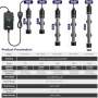 Нов Нагревател за аквариум hygger 200W с термостат за риби и костенурки, снимка 2