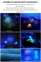 Alonefire 365nm UV Фенер акумулаторна флуоресцентна лампа за откриване на петна, течове масло, пари, снимка 15