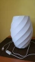 Модерна 3D Настолна LED Лампа с Уникален Спирален Дизайн, снимка 1