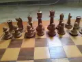 Ретро дървен шах и табла 2 в 1, снимка 4