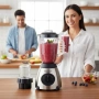 Блендер Cheffinger 1000 W – 1,5 л кана, мелачка 100 мл, корпус от неръждаема стомана, снимка 1