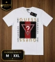 Guess бяла мъжка тениска с голяма щампа – M, XXL, снимка 1