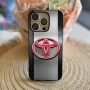 Силиконов калъф за iPhone с лого TOYOTA, снимка 5