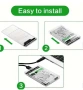 Кутии за хард дискове кутия за хард диск SSD Hdd 2,5 USB 3.1, снимка 3
