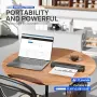 Нов POLONO портативен A4 Bluetooth термопринтер без мастило за телефон и лаптоп, снимка 2