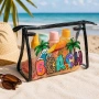 Летен несесер PVC прозрачен Beach 27x10x17 см_1262005, снимка 3