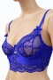 Hunkemöller дантелен сутиен в кралско синьо – размер L, снимка 2
