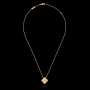 Van Cleef & Arpels VCA Gold Clear Vintage Alhambra Clover Дамско Колие, снимка 8