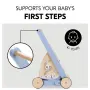 Проходилка и играчка за бутане Hauck Learn to Walk Дървена, с активити център

, снимка 4