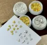 3D микс морски мидички котва рапан звезда капси декорация за нокти ситни формички маникюр, снимка 8