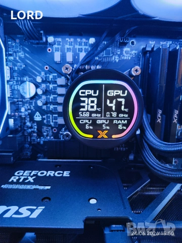 Брутален i9 14900KF, RTX 5070 12GB, RAM 32GB DDR5 6000, SSD 2TB NVME - Гаранция!, снимка 3 - Геймърски - 55036146